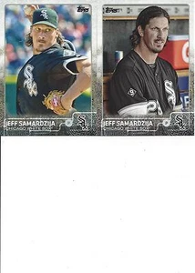 Actualización Topps 2015 variación + regular Jeff Samardzija US161 Chicago White Sox - Imagen 1 de 1