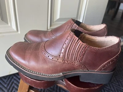 Roper Western Style Slip On Loafers Boot Look Brown Size 5.5 Women’s - Image 1 of 4