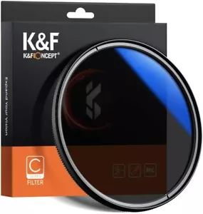 K&F Concept Circular Polarizer Filter Optical Glass CPL Filter Slim Multi-Coated