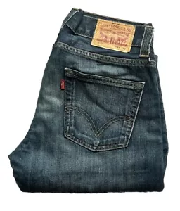 LEVIS 512 JEANS Mens W 31 L 30 vintage blue denim red tab regular fit A137 - Picture 1 of 12