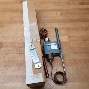 Johnson Controls A74FA-1C Temperature Controller, 6' Cap, 11/16" x 6 3/4" Bulb - Picture 1 of 10
