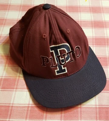 De Colección Goofys Hat Co Disney Snap Back Pluto Gorra de Béisbol Gorra Borgoña Ciruela Foto 1 de 4
