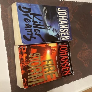 Iris Johansen Lot of 2 PB Good KILLER DREAMS and FIRE STORM - Foto 1 di 5