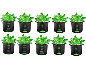 VIVOSUN 10Pack 45gal Grow Bag Fabric Nursery Soil w/ Handles Thickened Nonwoven - Picture 1 of 7