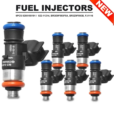 6x Inyectores de combustible para 2007 2008 2009 2010 2011 2012 2013 14 Mazda CX-9 3,5 L 3,7 L Foto 1 de 4