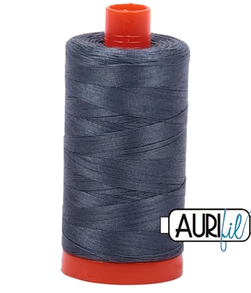 Aurifil - Medium Grey 50 wt Cotton 1422 yd - Image 1 of 1