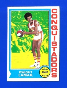 1974-75 Topps Basketball #177 Dwight Lamar EX/EXMT SAN DIEGO CONQUISTADORS (SB1) - Bild 1 von 2
