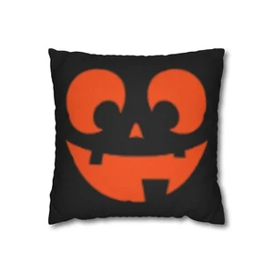 Halloween Pumpkin Throw Pillow Cover, Halloween Decor, Pumpkin Pillow Cover - Picture 1 of 5