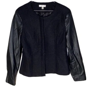 Ladies Kenar Black Wool Blend Jacket Coat Size Large - Picture 1 of 9