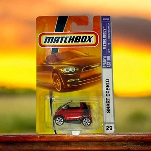 Matchbox Smart Car Cabrio-Metro Rides-Red - Picture 1 of 1