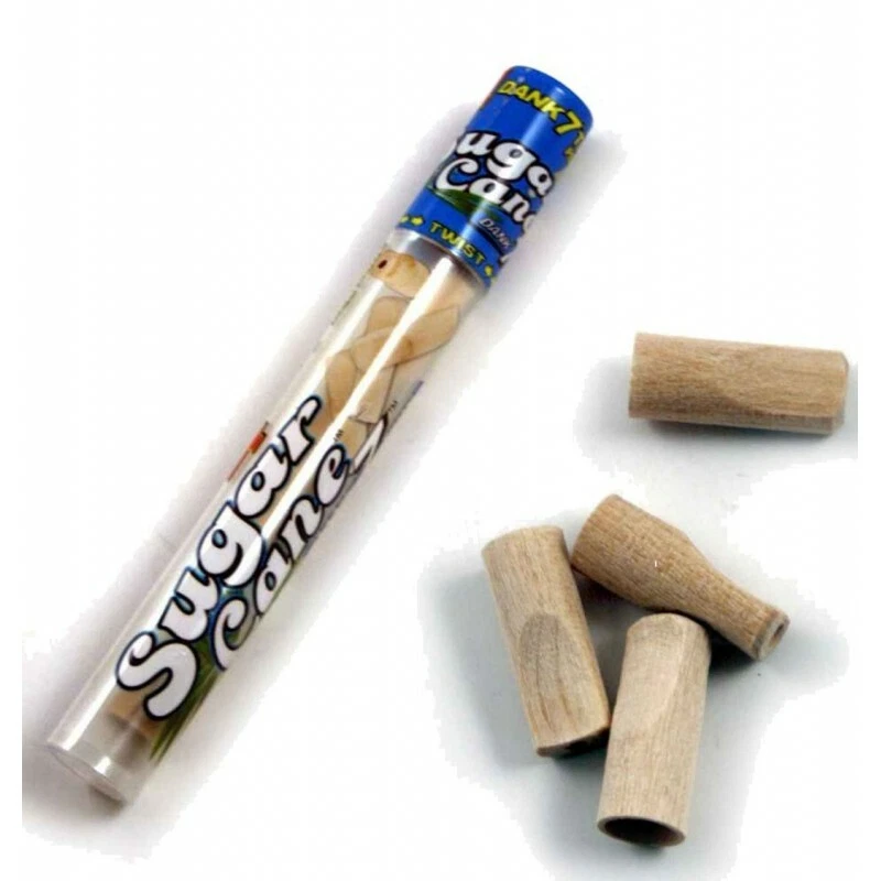 ROLLING SUPREME Sugar Cane Pack of 4 DANK WOODEN 7 TIP Filter Roach Smoking Rolling Accessory