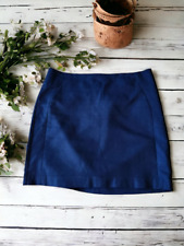 Women's Dalia Collection A-Line Light Black Short Cotton Blend Casual Skirt SZ 4