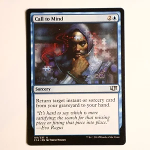 MTG Blue - Call to Mind - 101 - Commander 2014 C14 - Sorcery - Picture 1 of 1