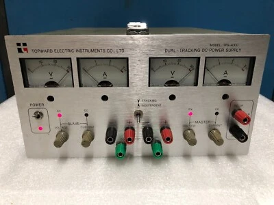 Topward TPS-4000 Dual-Tracking DC Power Supply, 0-30V, 0-3A x 2, 5V/3A Fixed x 1 - Image 1 of 4