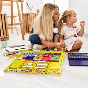 Baby Cognitive Wall Stickers Hanging Board Four Seasons Record Weather Time CS - Picture 1 of 18