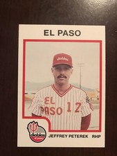 1987 Procards #1570 - Jeffrey Peterek - El Paso Diablos