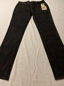 Chip & Pepper Women's Jeans Steamer Lane Black Skinny Junior Size 9 X 32 NWT - Picture 1 of 11
