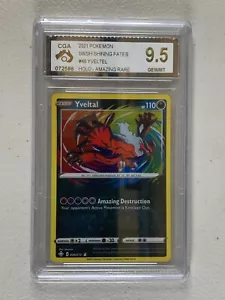 Pokemon Yveltal Shining Fates 046/072 Amazing Rare CGA 9.5 - Foto 1 di 2