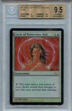MTG Circle of Protection Red BGS 9.5 Gem Mint Card FNM Foil Promos 6572 Amricons