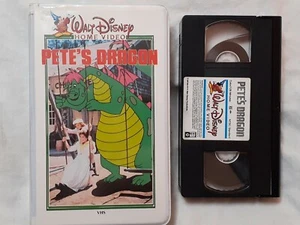 PETE'S DRAGON VHS VINTAGE Walt Disney TESTED WORKS 1986 version Paper Lable Org. - Picture 1 of 11