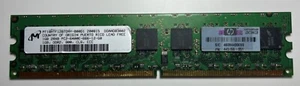 Micron 1x1GB 2RX8 PC2-6400E-666-12-G0 DDR2 ECC Memory Ram MT18HTF12872AY-800D1 - Picture 1 of 2