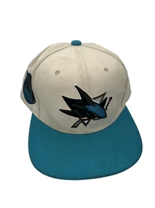 San Jose Sharks Mitchell & Ness NBA Snapback hat cap - Picture 1 of 10