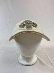 Womens Cross Bling Baseball Cap Buckleback Hat Rhinestones Glitter Adjustable - Picture 1 of 10