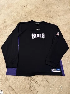 Camisa De Colección Sacramento Kings Reebok Tiro Calentamiento Manga Larga 2XL Equipo appa - Imagen 1 de 9