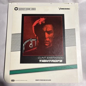 Tightrope CED Video Disc 80s Mystery Thriller Film Clint Eastwood Richard Tuggle - Picture 1 of 2