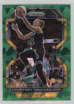 2022 Panini Prizm WNBA Green Ice Prizm Courtney Vandersloot #103 - Image 1 of 2