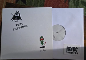 AC/DC~ TEST PRESS LP #7 of 30 Made - PARIS 79 3 Track unreleased E.P. - Picture 1 of 1