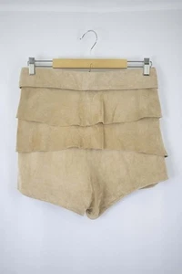 Pantalones cortos de cuero marrón Sir The Label 3 (AU10-12) de Reluv Clothing - Imagen 1 de 2