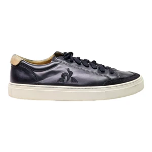 LE COQ SPORTIF Sneaker Trainers Black Leather 2020666 Womens UK 7 - Picture 1 of 6