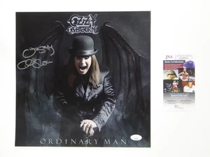 Ozzy Osbourne Ordinary Man signed handsigniert 12x12 Promo LP Flat Litho JSA COA - Bild 1 von 3