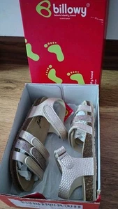 Sandalen, Mädchen Sommer Schuh🌞Billowy-Made in Spain, Gr.27/28, Leder/Tex🌸Rosa - Bild 1 von 5