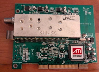 ATI HDTV Wonder PCI TV Tuner Card – Philips Tuner – PN 102A1000300 – Vintage - Image 1 of 4
