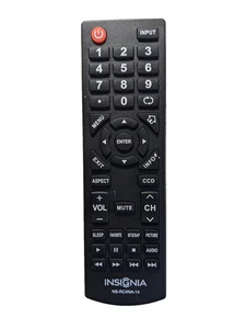Insignia LCD LED TV Fernbedienung NS-RC4NA-14 schwarz - Bild 1 von 3