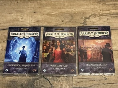 Arkham Horror  -Fortune Folly, Machinations Through Time & The Mid-Winter Gala - Image 1 of 2