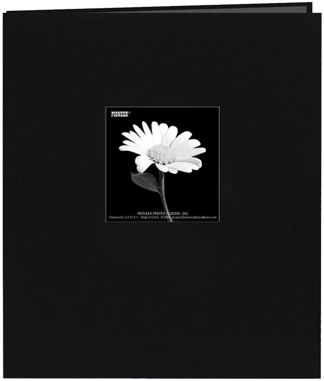 Pioneer MB811CBF-BK  Fabric Frame Post Bound Album 8.5"X11"-Black - Image 1 of 1