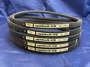 Optibelt 4L280 Classic V Belt 28” Fractional HP Light Duty Drive Belt (Lot of 5) - Picture 1 of 4