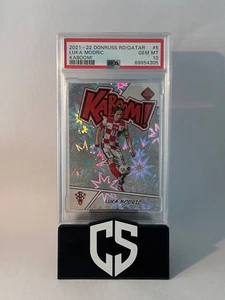 2021-22 Panini Donruss Camino a Qatar #5 ¡Luka Modric Kaboom! PSA 10 SSP - Imagen 1 de 2
