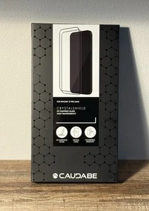 Caudabe Crystal Shield Screen Protector For iPhone 15 PRO MAX - Zdjęcie 1 z 4