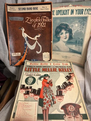 古董/复古百老汇乐谱 (4) ZIEGFELD FOLLIES,Phantom OPERA 1922 1943 — 第 1/4 张图片
