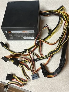 Cougar SL600 600W ATX Power Supply 20+4 Pin CGR-SL600 - Photo 1/3