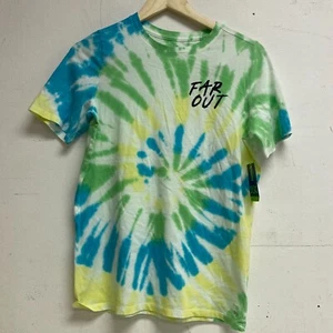 DSG Boy's SS tie-dye Graphic Tee Blue / Green / Yellow Far Out Td DAB12100 - Picture 1 of 5