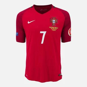 Portugal Heimtrikot Ronaldo 7 Euro 2016 Finalsieger [Neu] S - Bild 1 von 5