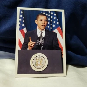 Barack Obama 2009 Upper Deck Philadelphia Football Card #308 US President - Picture 1 of 2