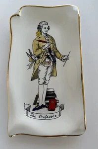 Vintage Rosenfeld Imports NY The Professor Tray Hand Painted Italy Ceramic Dish - Picture 1 of 19