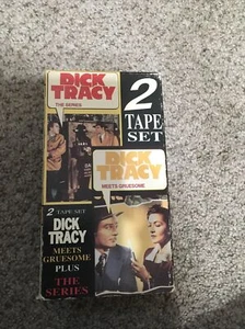 Dick Tracy The Series Vhs 2 Tape Set Meets Gruesome - Picture 1 of 3