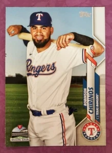 2020 Topps Update #U-116 Robinson Chirinos Texas Rangers Baseball Card - PC Qual - Picture 1 of 2